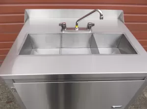 3 Bay Portable Sink - Mobile Sinks - Mobile Electric Sink
