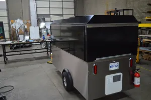 Mobile Griddle Steamer Cart - Food Carts by Apollo Custom Manufacturing