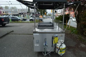 Mobile Griddle Steamer Cart - Food Carts by Apollo Custom Manufacturing