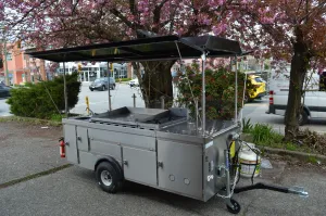 Mobile Griddle Steamer Cart - Food Carts by Apollo Custom Manufacturing